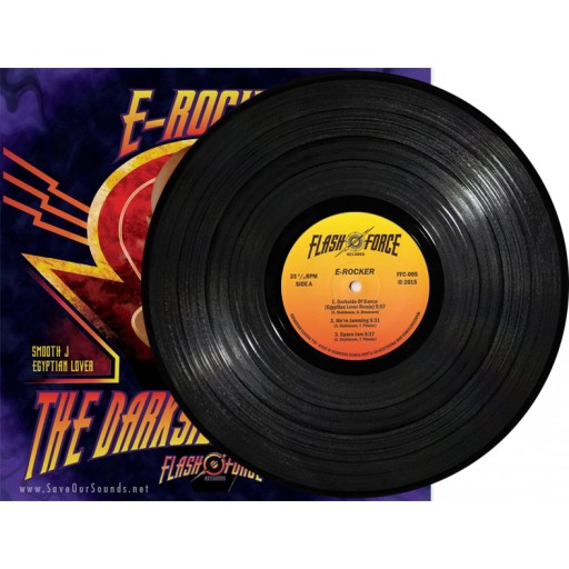 E-Rocker feat. Egyptian Lover  - The Darkside Of Dance (Flash Force Records) 12''