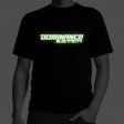 Dominance Electricity luminous t-shirt (black / white) night-view