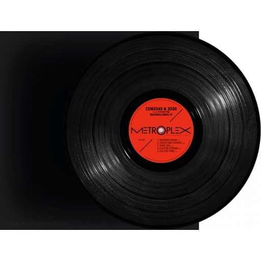 CEM3340 & 2030 pres. A Future Tribe - Machines Awake EP (Metroplex) 12''