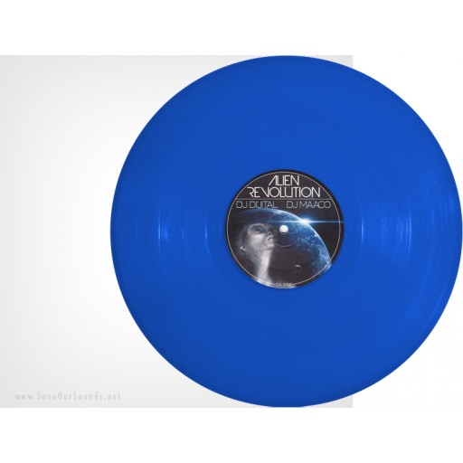 DJ Di'jital & DJ Maaco - Alien Revolution (Di'jital Axcess) 12'' blue vinyl