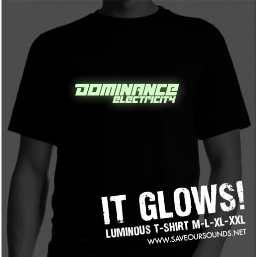 Dominance Electricity t-shirt 'Glow in the dark' (black / white)