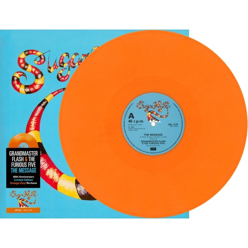 Grandmaster Flash - The Message - 40th (Sugar Hill / Sanctuary) 12" orange